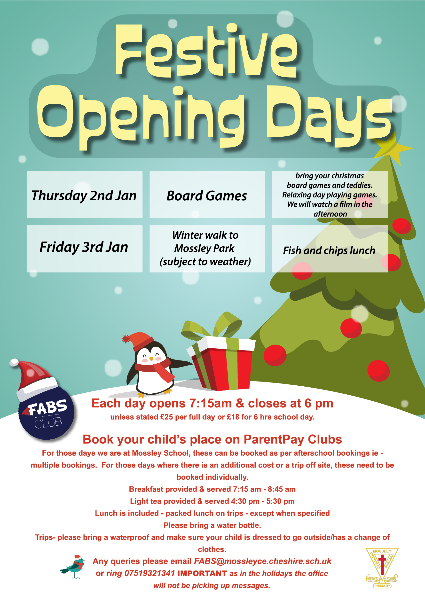 Mossley School Communication 3